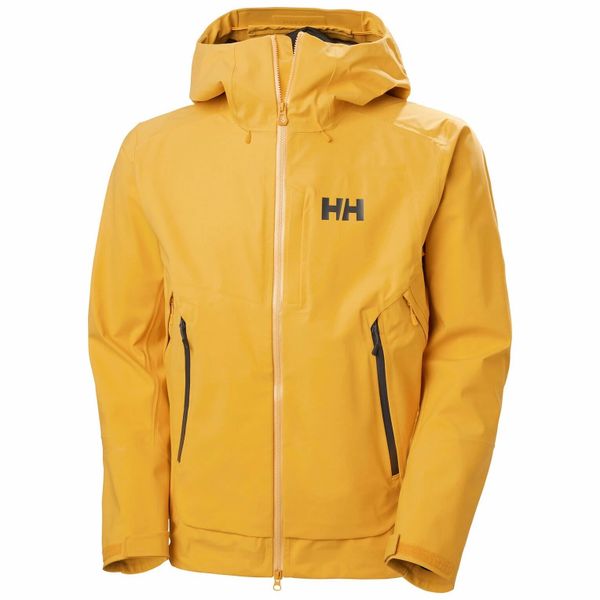 Kurtka narciarska Helly Hansen Verglas BC. Żółte kurtki sportowe męskie Helly Hansen, na zimę, m, bez wzorów, bez kaptura, narciarskie. Za 1,613.00 zł.