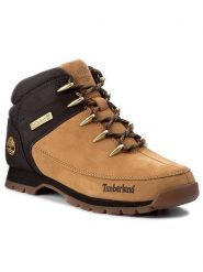 Timberland Trapery Euro Sprint Hiker A1NHJ. Buty zimowe męskie Timberland, bez wzorów, bez obcasa, bez zapięcia. Za 699.99 zł.