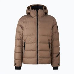 Kurtka ocieplana męska BOGNER FIRE+ICE Leather. Brązowe kurtki męskie l, bez wzorów, z elastanu, eleganckie, bez kaptura. Za 1,579.00 zł.