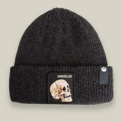 Czapka Beanie Goorin Bros The Cancelled Skull Czarna. Czarne czapki męskie Goorin Bros, bez wzorów. Za 181.89 zł.