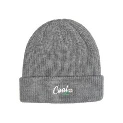 Czapka zimowa damska COAL ROSITA heather grey. Szare czapki damskie COAL, na zimę, bez wzorów, sportowe. Za 29.00 zł.