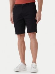 Calvin Klein Szorty materiałowe LV04LF601G Czarny Regular Fit. Czarne szorty męskie Calvin Klein, bez wzorów, z bawełny. Za 369.99 zł.