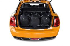 Torby Do Bagażnika Mini Cooper 5D 2013-2024 3Szt Kjust. Czarne torby podróżne damskie KJUST, bez wzorów, z kauczuku. Za 690.00 zł.