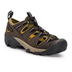 Sandały trekkingowe męskie KEEN Arroyo II. Czarne buty zimowe męskie Keen, bez wzorów, z syntetyku, sportowe, bez zapięcia. Za 469.99 zł.
