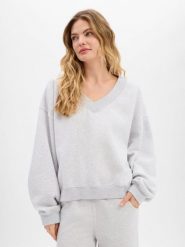 American vintage Bluza Kobiety szary, L. Szare bluzy damskie American Vintage, l, bez wzorów, klasyczne, bez ramiączek, bez kaptura. Za 499.95 zł.