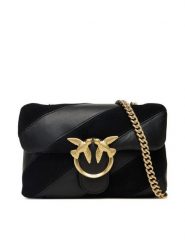 PINKO Torebka Love Puff Mini Cl AI 25-26 PLTT 100039 A2JY Czarny. Czarne torebki do ręki damskie Pinko, bez wzorów, ze skóry, bez dodatków. Za 1,759.00 zł.