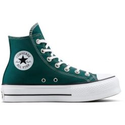 Buty sportowe Converse Chuck Taylor As Lift. Zielone buty sportowe męskie Converse, bez wzorów, bez zapięcia, na fitness i siłownię. Za 590.00 zł.