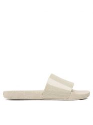 Calvin Klein Klapki Pool Slide Rubber HM0HM01062 Beżowy. Brązowe klapki męskie Calvin Klein, bez wzorów, z tworzywa sztucznego, bez zapięcia. Za 209.99 zł.