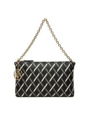 Armani Exchange Torebka XW000399 AF17155 MC043 Czarny. Czarne torebki do ręki damskie Armani Exchange, bez wzorów, z materiału, bez dodatków. Za 539.99 zł.
