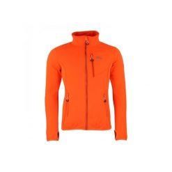 Kurtka polarshell Peak Mountain. Brązowe kurtki męskie Peak Mountain, bez wzorów, sportowe, bez kaptura. W wyprzedaży za 229.50 zł.