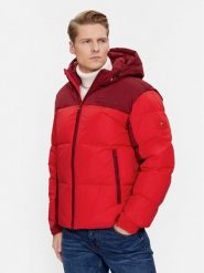 Tommy Hilfiger Kurtka zimowa New York MW0MW32771 Czerwony Regular Fit. Czerwone kurtki męskie Tommy Hilfiger, na zimę, l, bez wzorów, z syntetyku, bez kaptura. Za 1,119.00 zł.
