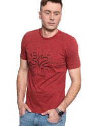 MĘSKI T-SHIRT MUSTANG Alex C Print 1009013 7194. T-shirty męskie Mustang, m, bez wzorów, bez kołnierzyka, bez ramiączek. W wyprzedaży za 39.99 zł.