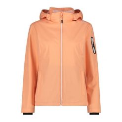 Kurtka damska turystyczna CMP 39A5016. Brązowe kurtki sportowe damskie CMP, l, bez wzorów, z softshellu, bez ramiączek, z kapturem, trekkingowe. Za 299.99 zł.
