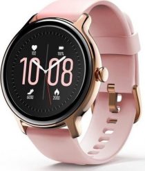 Smartwatch Hama Fit Watch 4910 Różowe złoto (178608). Czerwone zegarki smartwatch Hama, bez wzorów. Za 198.89 zł.
