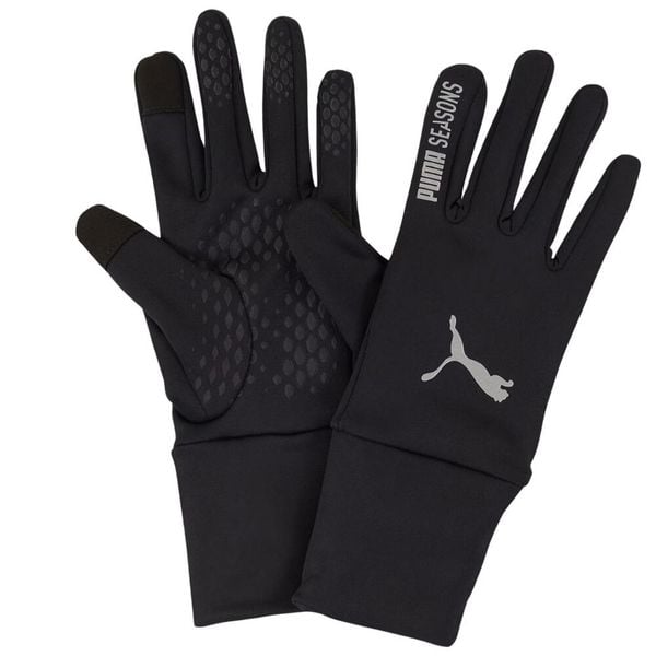 Rękawiczki Unisex Dla Dorosłych 42022 (zestaw 2 Sztuk). Czarne rękawiczki męskie Puma, bez wzorów. Za 159.99 zł.