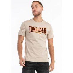 Koszulka Lonsdale Classic. Brązowe koszulki sportowe męskie Lonsdale, bez wzorów, bez ramiączek. Za 168.00 zł.
