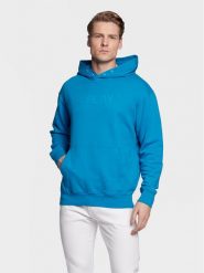 Replay Bluza M6265A.000.23358P Niebieski Regular Fit. Niebieskie bluzy męskie Replay, m, bez wzorów, z bawełny, bez ramiączek, bez kaptura. Za 549.99 zł.