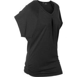 T-shirt sportowy "nietoperz", krótkie rękawy bonprix czarny. Koszulki sportowe damskie bonprix. Za 49.99 zł.