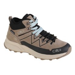 Buty trekkingowe damskie, CMP Kaleepso Mid Hiking. Brązowe obuwie trekkingowe damskie CMP, bez zapięcia. W wyprzedaży za 349.99 zł.