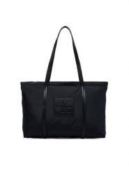 Calvin Klein Torebka Medium Tote LV04F3869G Czarny. Czarne shopperki damskie Calvin Klein, bez wzorów, z materiału, bez dodatków. Za 449.99 zł.
