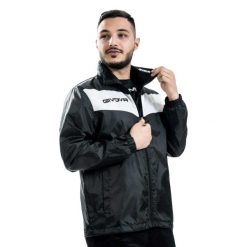 Męska Kurtka Scudo. Niebieskie kurtki męskie Givova, l, bez wzorów, z materiału, bez kaptura. Za 139.99 zł.