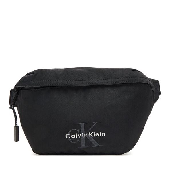 Nerka Calvin Klein. Czarne saszetki i nerki męskie Calvin Klein, bez wzorów. Za 178.99 zł.
