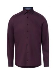 Finshley & Harding koszula biznesowa Mężczyźni Slim Fit Bawełna (100%) lila, 44. Koszule męskie Finshley & Harding, m, bez wzorów, z bawełny, biznesowe, bez kołnierzyka, bez ramiączek. Za 229.95 zł.