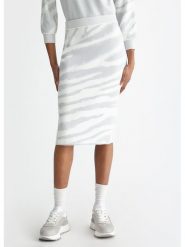 Liu Jo Spódnica midi TF4217 MS49I Biały Regular Fit. Białe spódnice damskie Liu Jo, l, bez wzorów, z wiskozy, midi. Za 299.99 zł.
