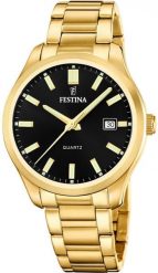 Zegarek męski Festina F20740-3 złoty. Żółte zegarki męskie Festina, bez wzorów, złote. Za 659.00 zł.