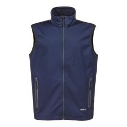 Kurtka softshell bez rękawów Musto Ess. Niebieskie kurtki męskie Musto, bez wzorów, z softshellu, bez kaptura. Za 553.00 zł.