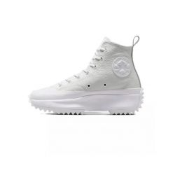 Buty Kobieta Converse Run Star Hike Utility Leather biały. Niebieskie obuwie sportowe damskie Converse, bez wzorów, ze skóry, bez zapięcia. W wyprzedaży za 432.55 zł.