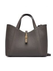 Furla Torebka Goccia Shopper Bag S WB01789 BX3353 KH 4283S Szary. Szare shopperki damskie Furla, bez wzorów, ze skóry, bez dodatków. Za 1,369.00 zł.