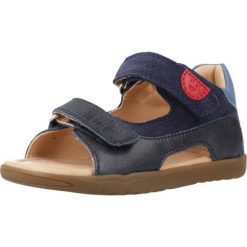 Sandały GEOX B S.MACCHIA B. A Niebieski. Niebieskie sandały męskie Geox, bez wzorów, ze skóry, bez zapięcia. Za 175.99 zł.
