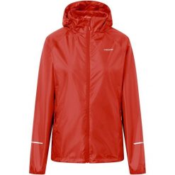 Kurtka przeciwdeszczowa Rainer Lady. Czerwone kurtki sportowe damskie Viking, bez wzorów, bez ramiączek, bez kaptura, trekkingowe. Za 181.99 zł.