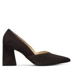 Szpilki HÖGL. Szare szpilki damskie HÖGL, bez wzorów, bez obcasa, na szpilce, bez zapięcia. Za 699.99 zł.