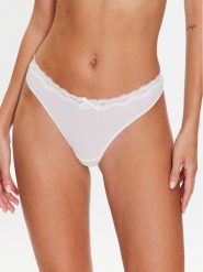 Hunkemöller Stringi Lola 192193 Biały. Białe majtki damskie Hunkemöller, z syntetyku. Za 59.99 zł.