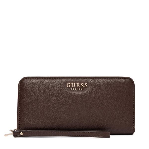 Portfel Guess. Brązowe portfele damskie Guess. Za 294.99 zł.