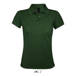 Damska koszulka polo Sol's Prime. Zielone bluzki damskie SOL'S, s, bez wzorów, eleganckie, bez kołnierzyka, bez ramiączek. Za 96.50 zł.
