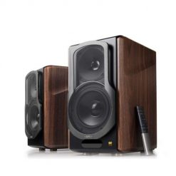 Edifier S2000 MKIII Głośniki podstawkowe Bluetooth (para) - czarny/brązowy. Brązowe głośniki przenośne Edifier. Za 2,582.99 zł.