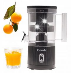 Wyciskarka do cytrusów Kamille Wyciskarka do cytrusów Kamille KM6735 czarny 80 W. Czarne wyciskarki Kamille. Za 358.79 zł.