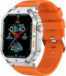 Smartwatch Gravity GT6-4 Pomarańczowy. Brązowe zegarki smartwatch Gravity, bez wzorów. Za 207.40 zł.