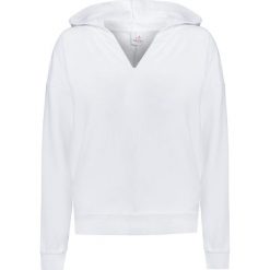 Bluza DEHA ACTIVE. Białe bluzy damskie Deha, bez wzorów, z dzianiny, bez ramiączek, z kapturem. W wyprzedaży za 155.00 zł.