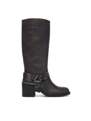 Liu Jo Kozaki Colby 01 SF6085 PX893 Czarny. Czarne kozaki damskie Liu Jo, bez wzorów, ze skóry, bez obcasa, na słupku, bez zapięcia. Za 1,139.00 zł.