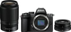 Aparat Nikon Z50 II + 16-50mm f/3.5-6.3 + 50-250mm f/4.5-6.3 (VOA150K002). Aparaty bezlusterkowce NIKON. Za 6,666.99 zł.