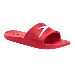 Klapki basenowe męskie Speedo Slide. Białe klapki męskie Speedo, bez wzorów, bez zapięcia. Za 69.99 zł.