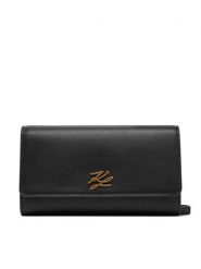 KARL LAGERFELD Torebka A1W32055 Czarny. Czarne listonoszki damskie KARL LAGERFELD, bez wzorów, ze skóry, bez dodatków. Za 459.99 zł.