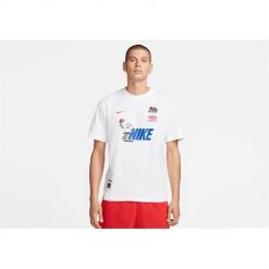 Koszulka sportowa męska Nike Bytc Premium Max90. Białe koszulki sportowe męskie Nike, m, bez wzorów, bez ramiączek. Za 248.00 zł.