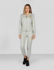Trussardi Sport Bluza | 44F00023 | Kobieta | Szary. Szare bluzy damskie TRUSSARDI, s, bez wzorów, z bawełny, sportowe, bez ramiączek. W wyprzedaży za 239.00 zł.