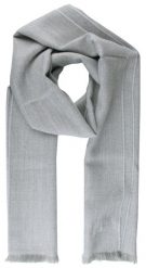 Szalik Przejściowy z Dziewiczą Wełną (Virgin Wool) - Fraas - Popiel w Jodełkę. Szare szaliki męskie V. Fraas, bez wzorów, z materiału. Za 85.00 zł.