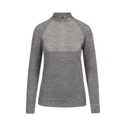 Bluza damska X-Bionic Apani 4.0 Transmission Layer Merino Grey. Szare bielizna sportowa damska XBIONIC, bez wzorów. W wyprzedaży za 900.00 zł.